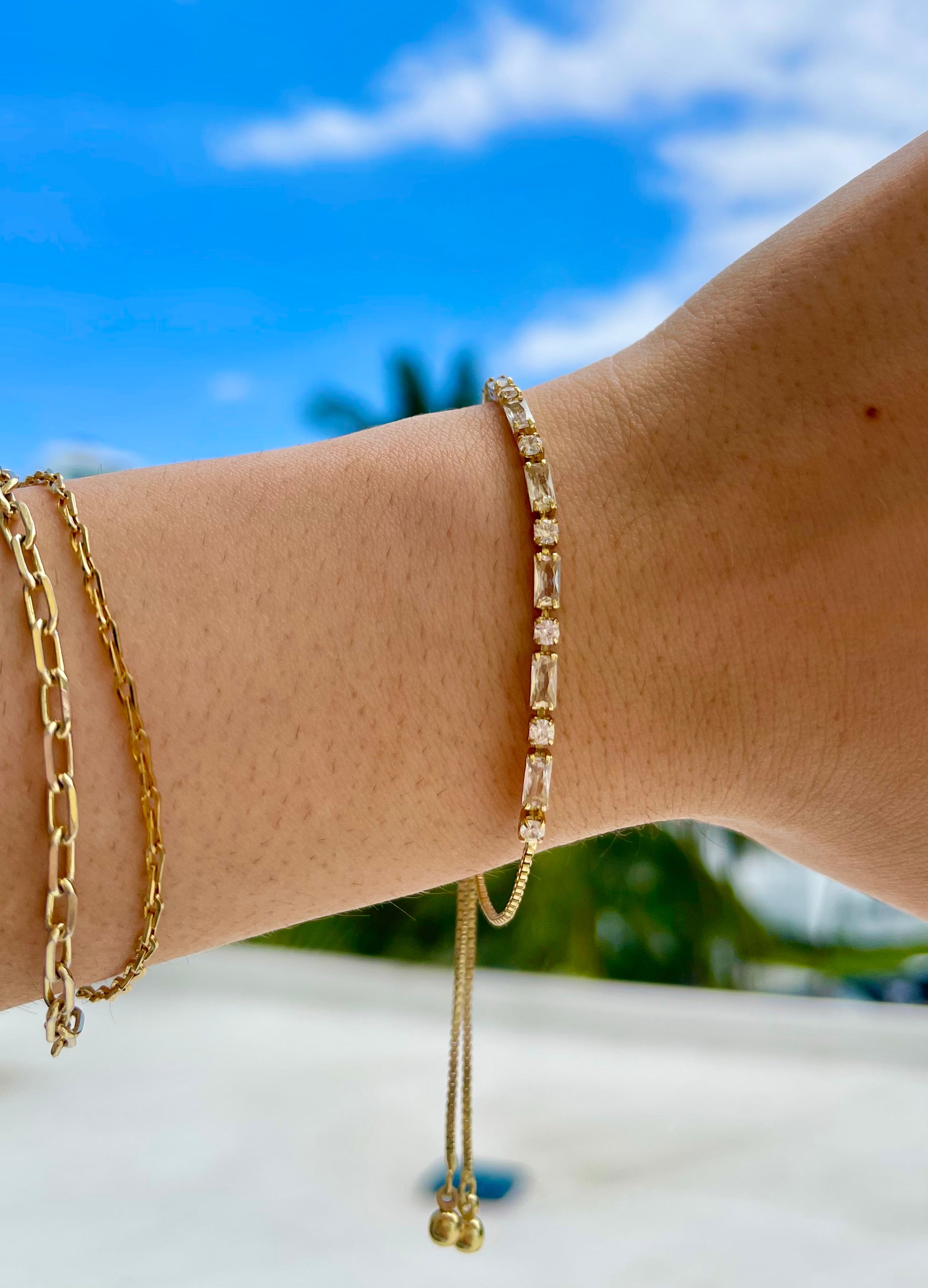 ■VINTAGE HOLLYWOOD■ Square Bold Chain Bracelet VH24NNBR170 Square Bold Chain Bracelet_VH24NNBR170M - 감도 깊은 취향